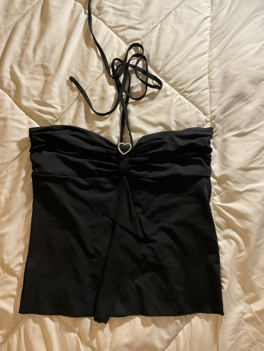 Black Halter Top